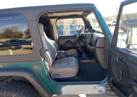 1997 Jeep Wrangler Se из США, поврежденный, VIN 1J4FY29P6VP458228